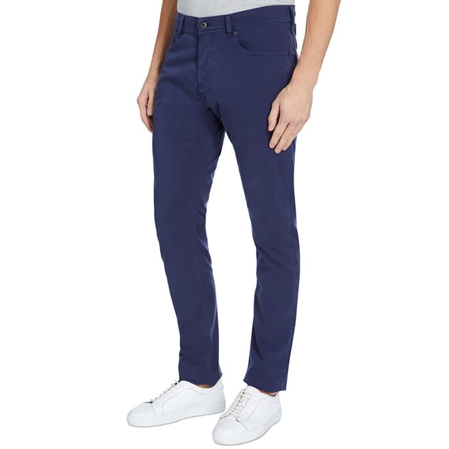 Diesel Blue Tepphar Tapered Stretch Jeans