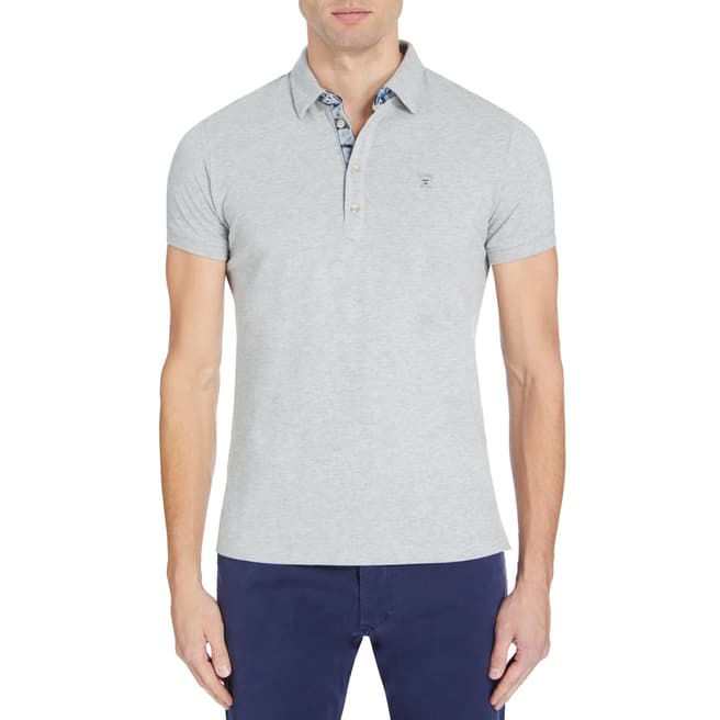 Diesel Grey Frinew Cotton Polo Top