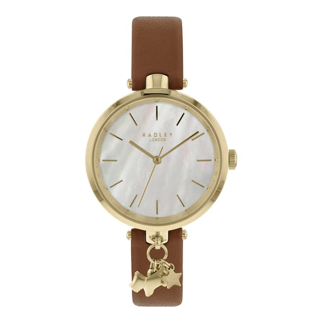 Radley Mother of Pearl Dial & Indus Tan Strap Watch