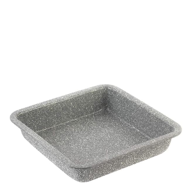 Salter Salter BW02780G Marble Collection Carbon Steel Non Stick Square Baking Tray, 23 cm, Grey