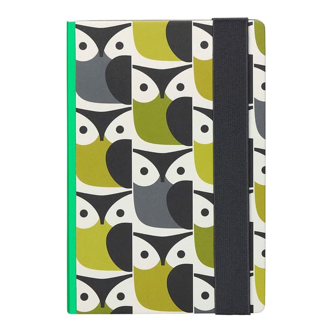 Orla Kiely A5 Hardback Notebook Owl