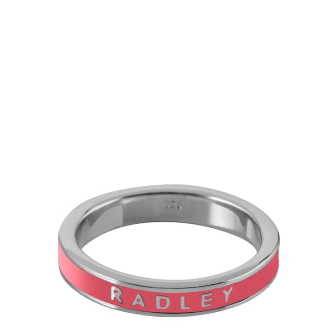 Radley Pink & Silver Hatton Row Ring