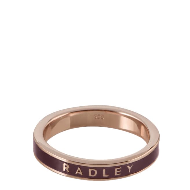 Radley Rose Gold Hatton Row Ring
