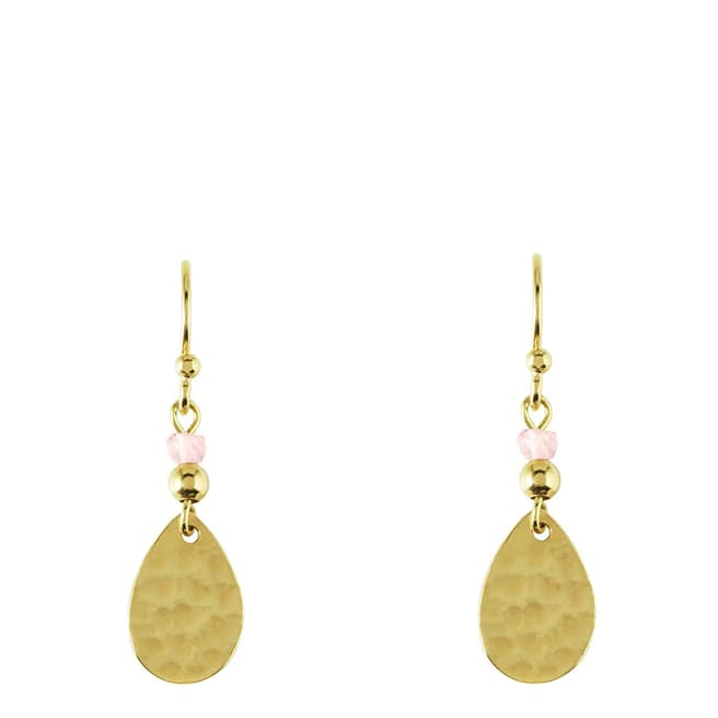 Radley Gold & Pink In A Flutter Earrings