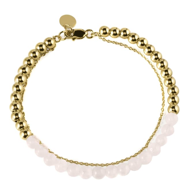 Radley Pink & Gold In A Flutter Bracelet