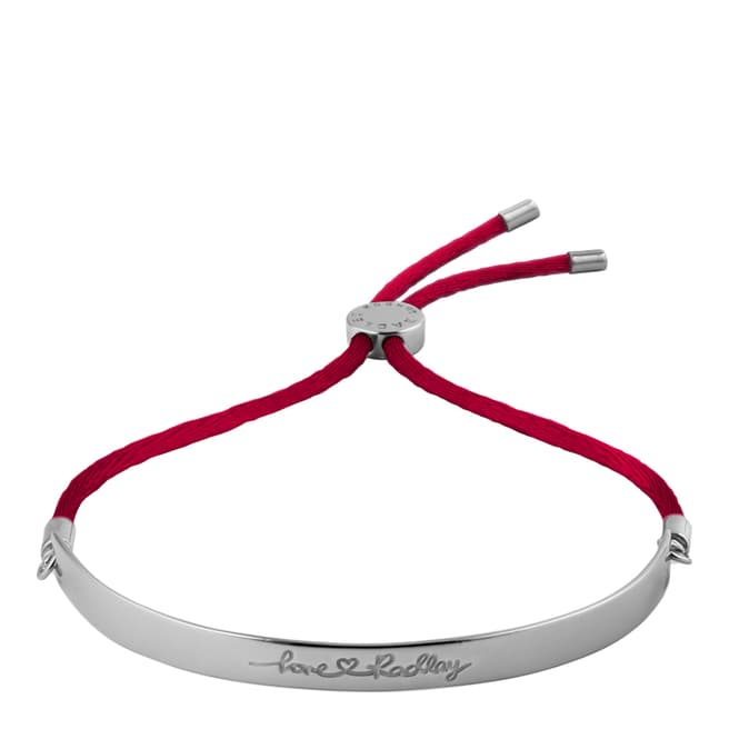 Radley Silver & Red Smile Bracelet