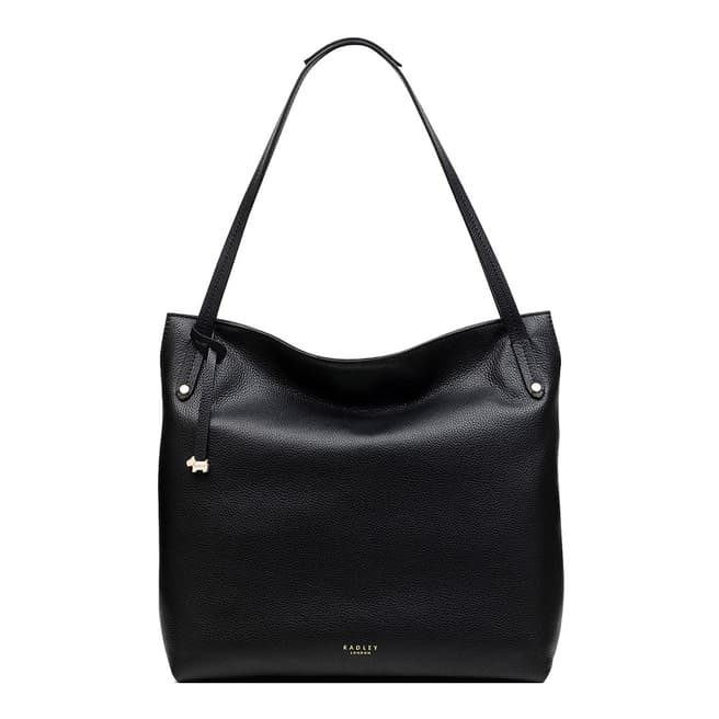 Radley Black Large Zip-Top Shoulder Bag
