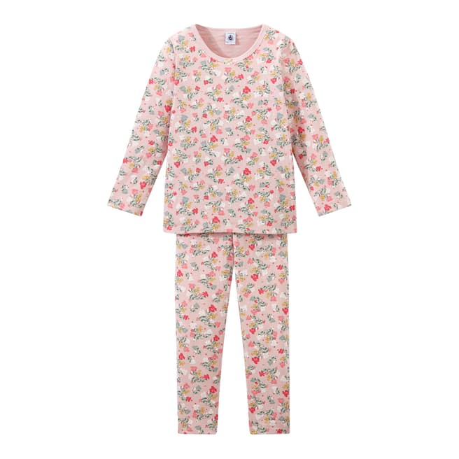 Petit Bateau Girl's Multi Floral Pyjamas 