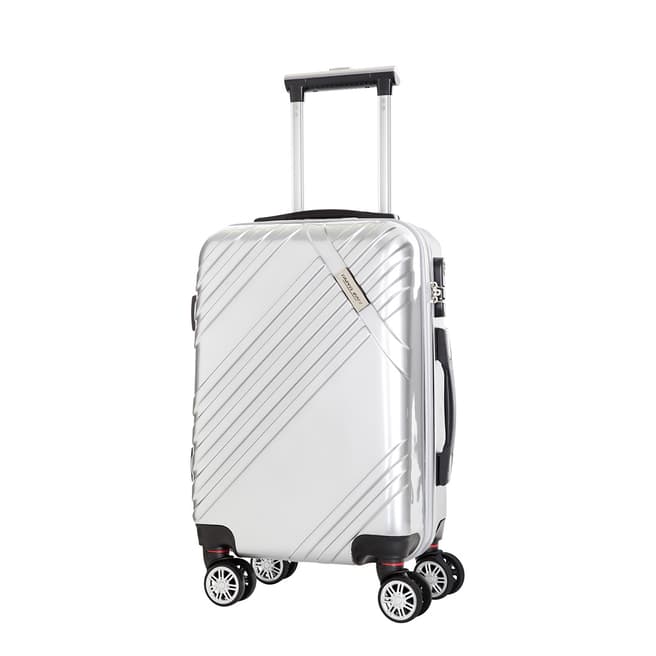 Travel One Silver Rosciano Medium Suitcase