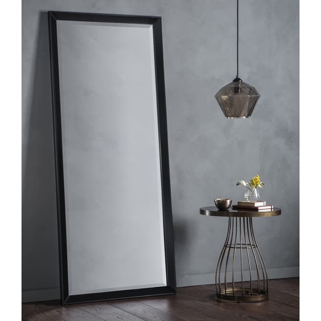 Gallery Living Perris Leaner Mirror Black 1780x760mm