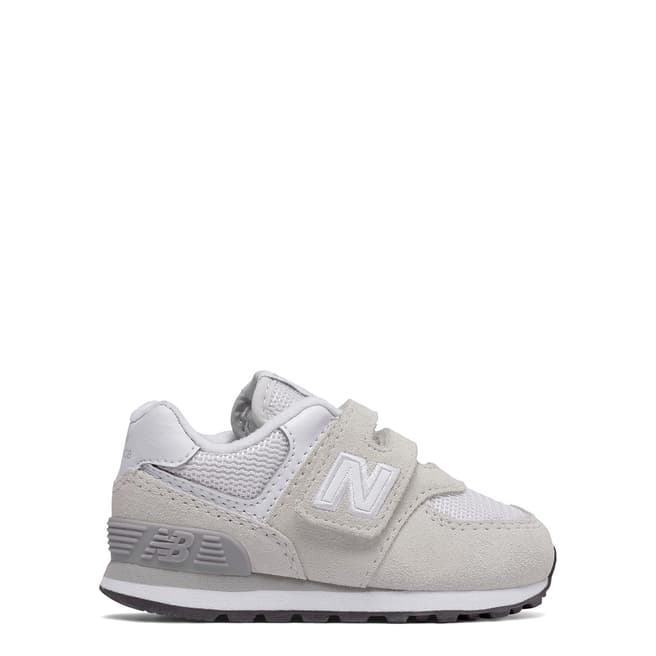 New Balance Infant White Trainers