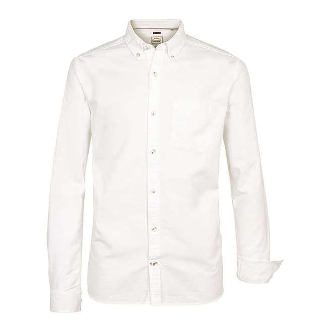 Fat Face White Oxford Plain Shirt
