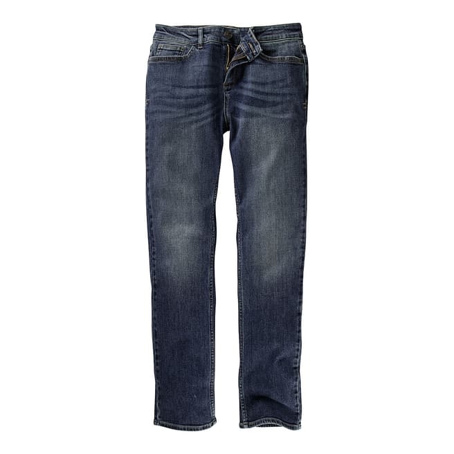 Fat Face Denim Straight Mid Wash Jeans