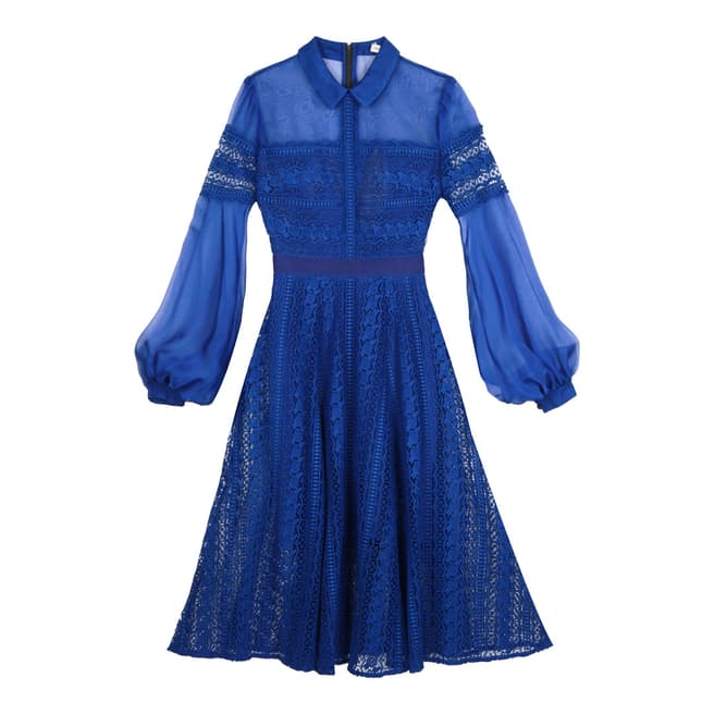 Three Floor Sapphire Blue All About Blue Dress