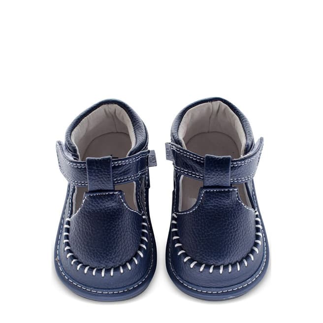 Jack & Lily Navy Kevin T-Strap Shoes