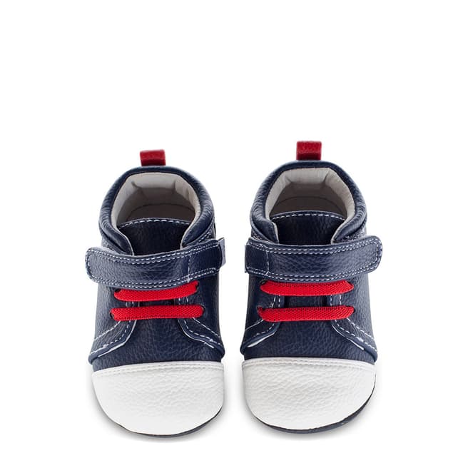 Jack & Lily Navy/White Kristof Lace Trainers