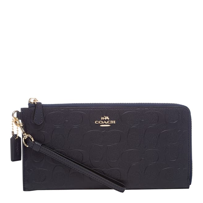 Coach Midnight Signature Keep All Pouch
