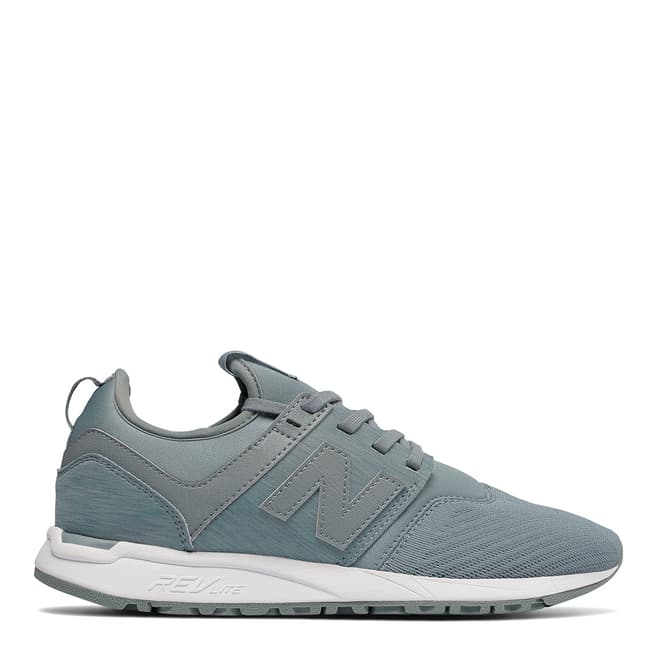 New Balance Grey Blue Textile Q118 Sneakers