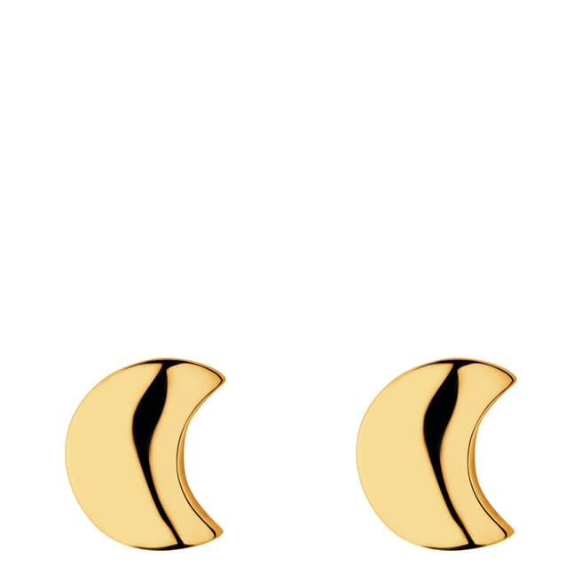 Links of London Yellow Gold Vermeil Moon Earrings