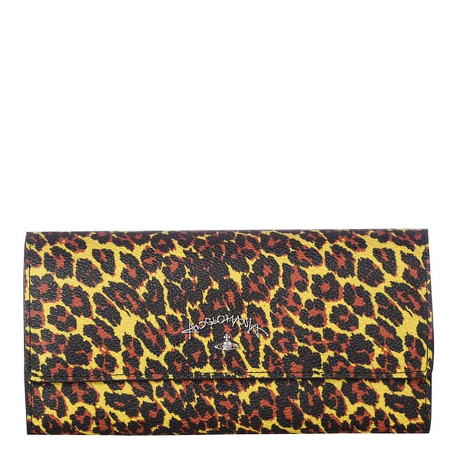 Vivienne Westwood Leopard Print Long Wallet 