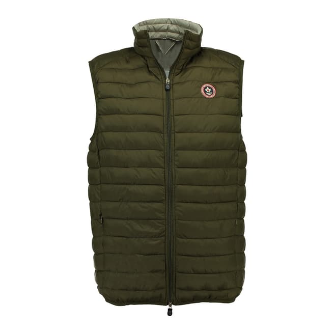 Canadian Peak Olive Quilted Gilet
