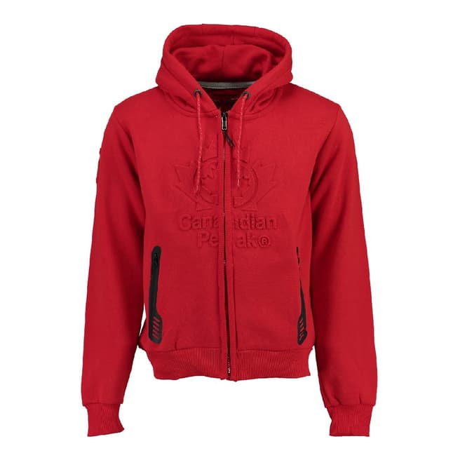 Canadian Peak Red Fanypal Hooded Sweat