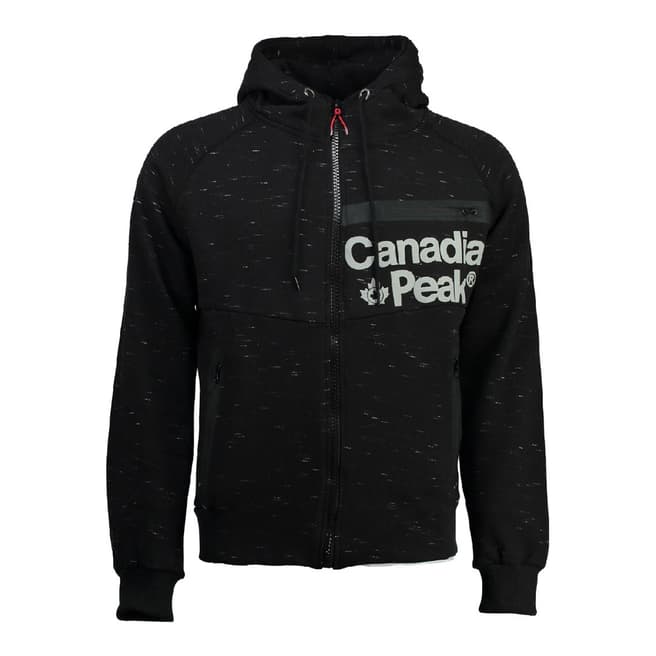 Canadian Peak Black Galileo Hooded Sweat
