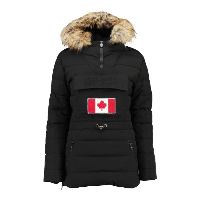 Canadian Peak Black Bunnateak Padded Jacket