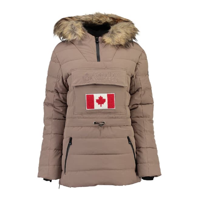 Canadian Peak Taupe Bunnateak Padded Jacket