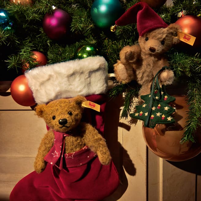 Steiff Nic Teddy Bear With Christmas Tree