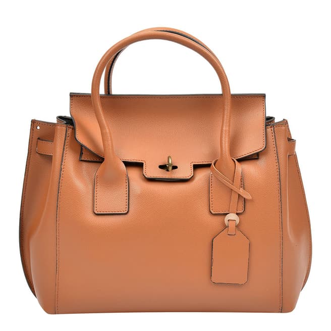 Luisa Vannini Blue Top Handle Bag