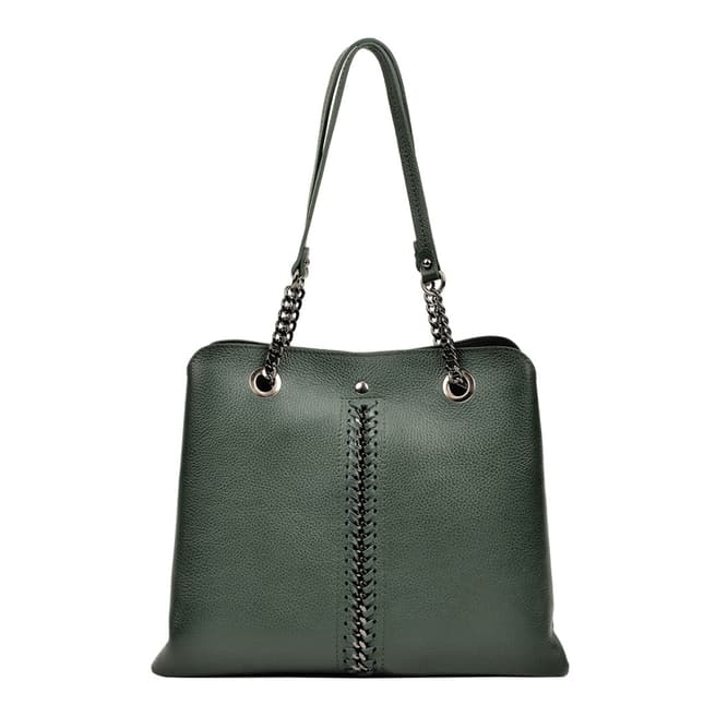 Luisa Vannini Verde Top Handle Bag