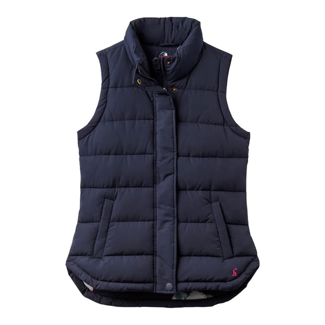 Joules Navy Eastleigh Padded Gilet