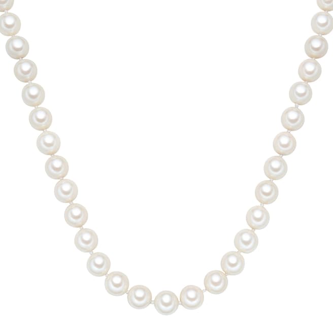 Perldesse White Organic Pearl Necklace 12mm 12mm