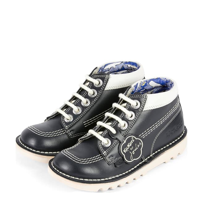 Kickers Kickers for Joules French Navy High Top Lace Up Boot