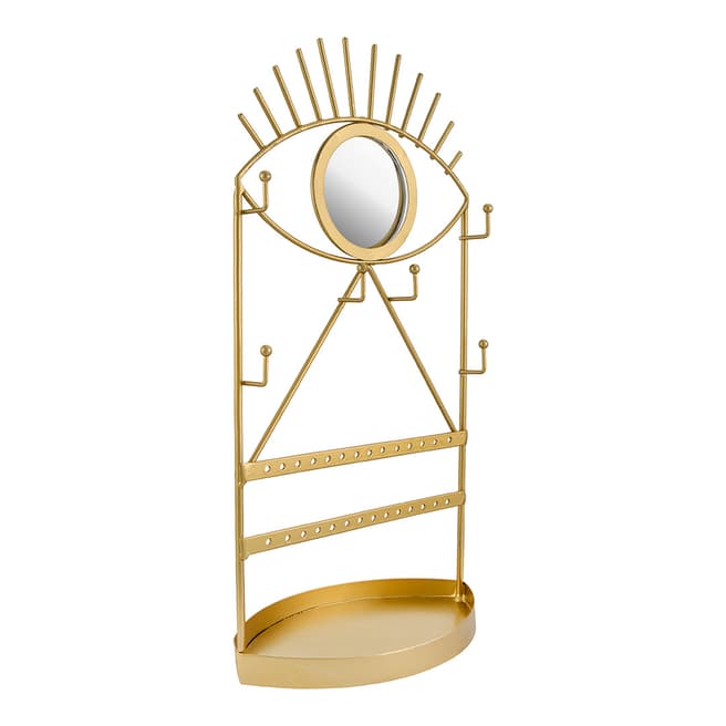 Sass & Belle Gold Eye See You Jewellery Holder with Mirror