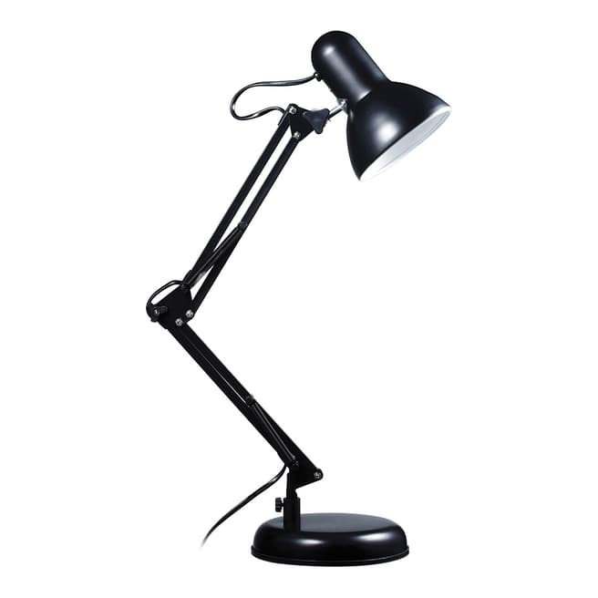 Fifty Five South Black Desk Lamp with EU Plug