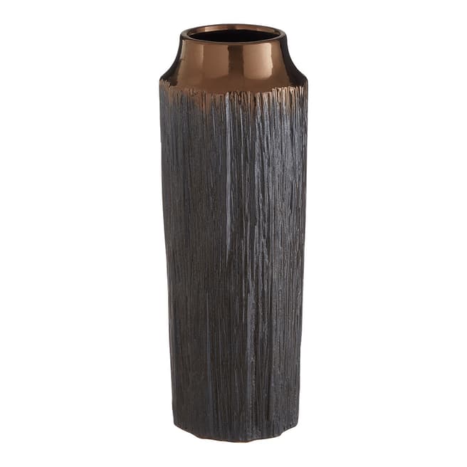 Premier Housewares Black/Copper Mica Large Vase
