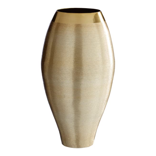 Fifty Five South Gold Estera Small Vase 16x30cm