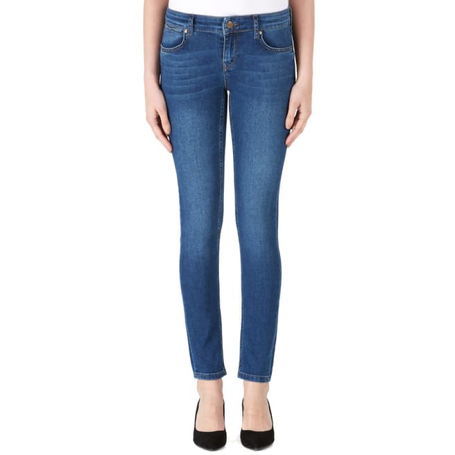 Donna Ida Blue Honor Low Rise Skinny Jeans 