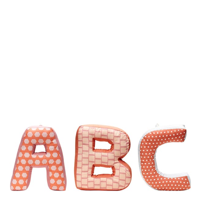 Kids Concept Pink ABC Cushion