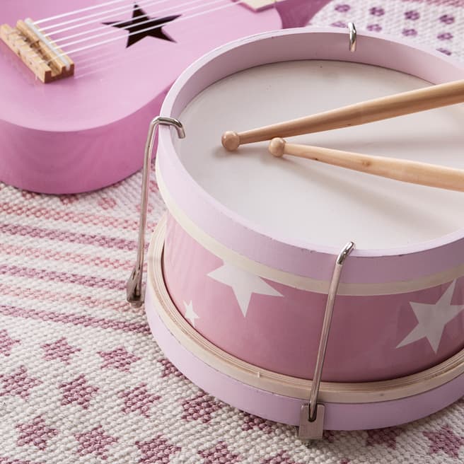 Kids Concept Pink Toy Drum