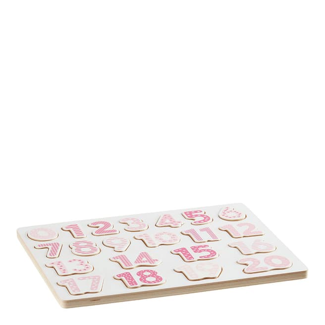 Kids Concept Pink Number Board