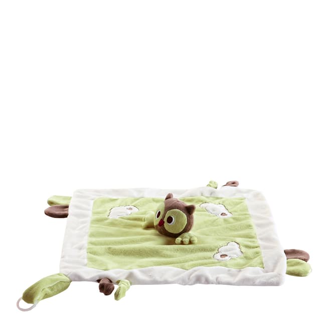 Kids Concept Helge Moose Green Baby Comforter Blanket