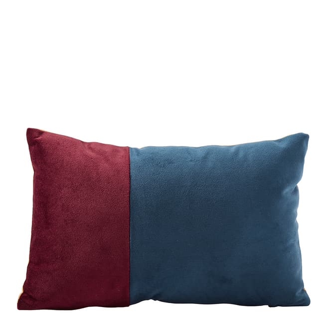 Kids Concept Multi Blue Velvet Cushion