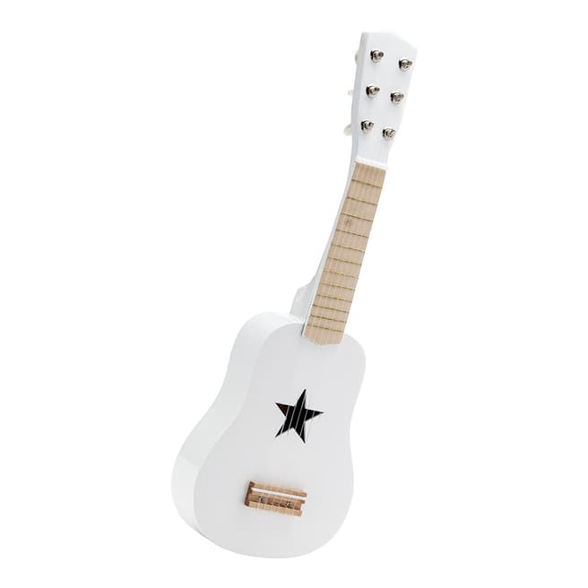 Kids Concept White Wooden Guitar Toy