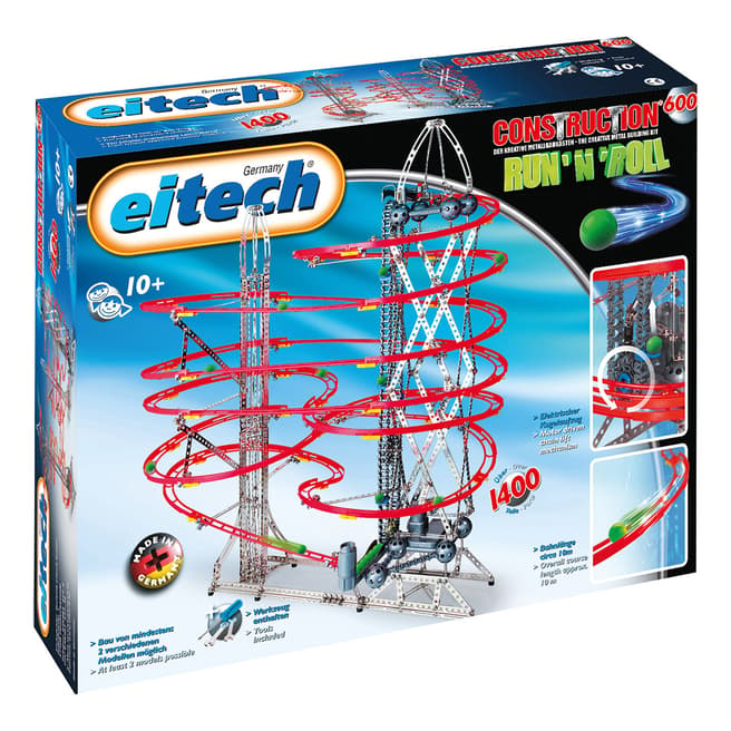 Eitech Toys Marble Run n Roll Track Construction - 1400 Pieces
