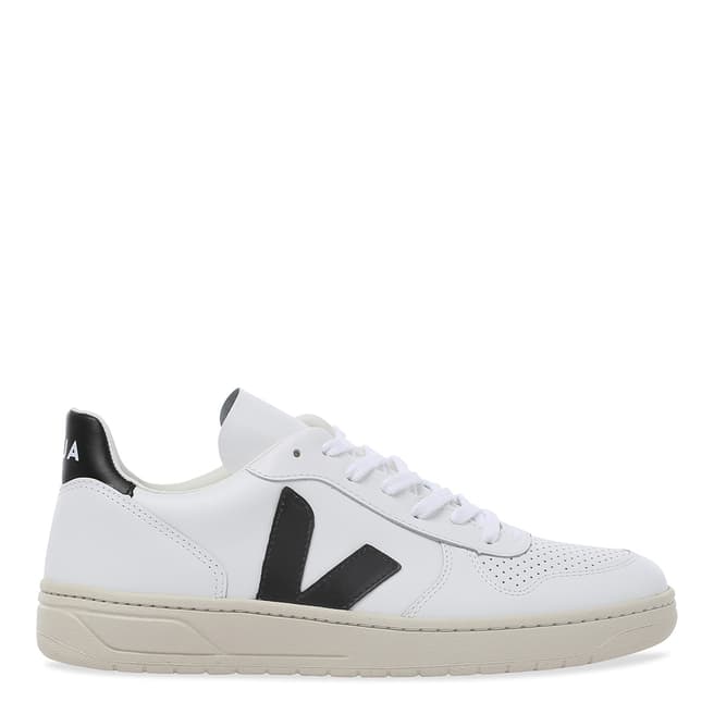 VEJA V-10 Extra White Black Leather Sneaker