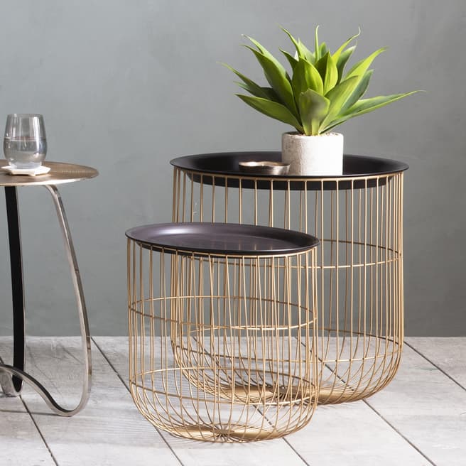 Gallery Living Tustin Nest of 2 Side Tables