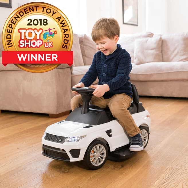 Toyrific White Official Range Rover Electric Car